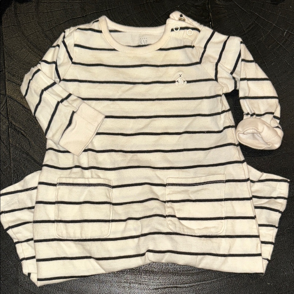 Baby Gap Striped Long Sleeve & Pant Baby Jumpsuit